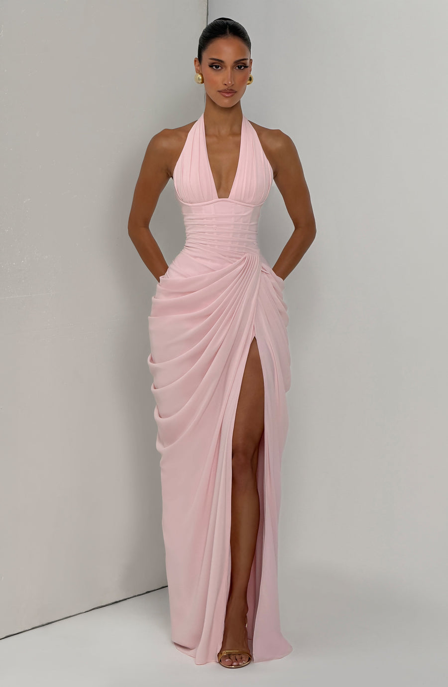 Elise Maxi Dress – Blush
