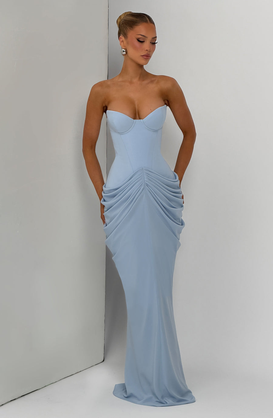 Esme Maxi Dress – Glacier Blue