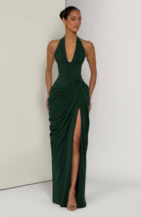 Elise Maxi Dress – Emerald