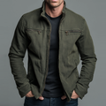 Men's Bomber Jacket Stand Collar