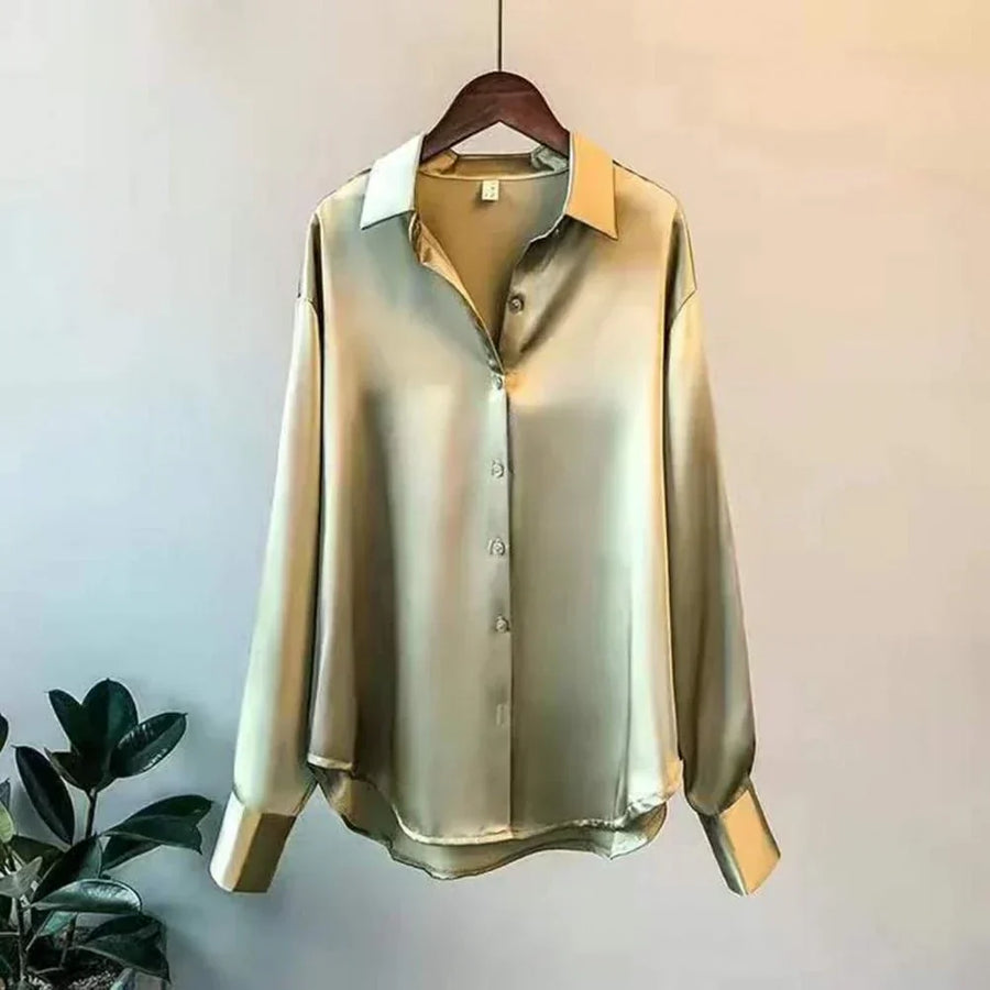 Emilia | Women's Silk Button-Up Blouse