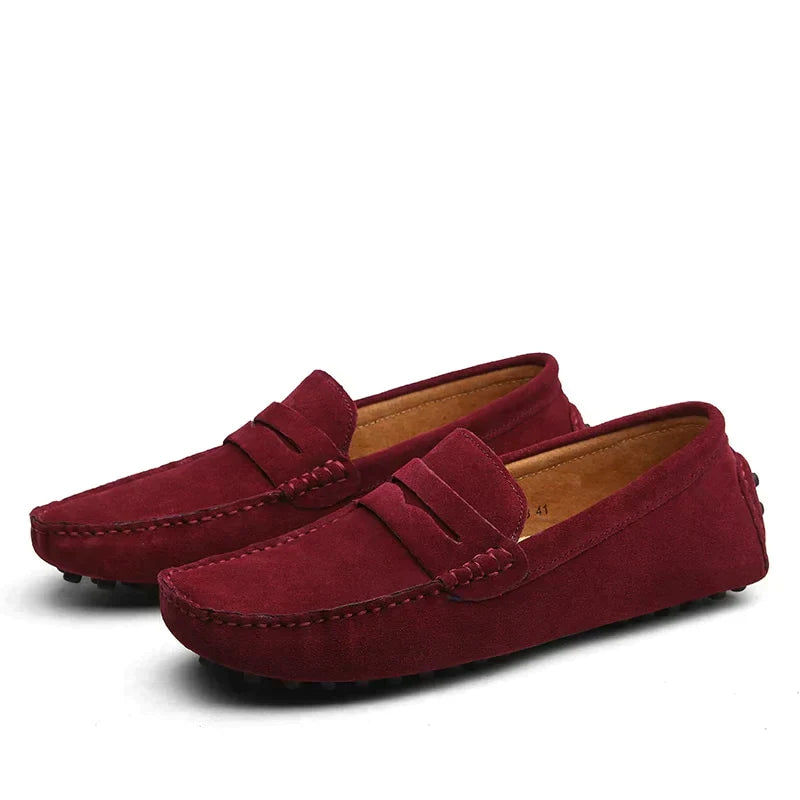 Yeshua | Men's Italian Style Suede Loafers