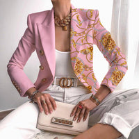 Jana | Women's Mixed Pattern Double Breasted Winter Blazer