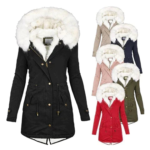 Mila – Winter Coat with Faux fur Lining