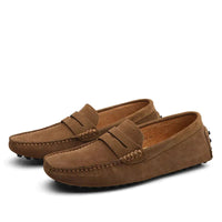 Yeshua | Men's Italian Style Suede Loafers