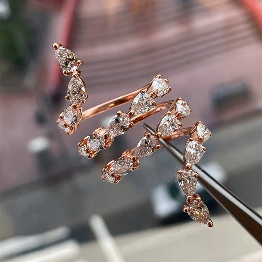 Timeless Rose Gold Snake Ring