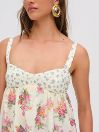 Amandine Silk Mini Dress