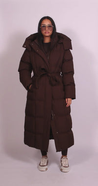 CARMEN | LONG BELTED PUFFER COAT