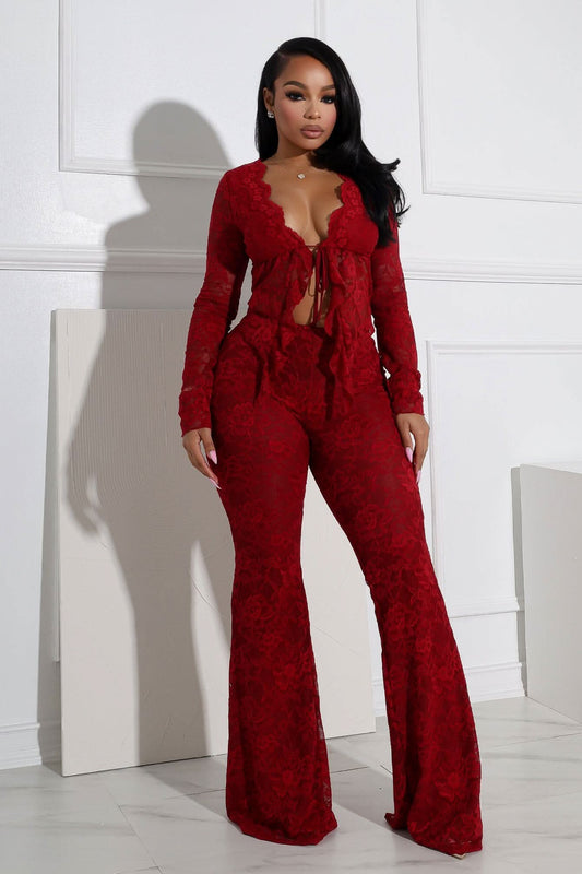 CECILIA | RUFFLE LOUNGE SET