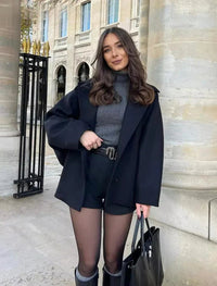 Johanna | Women's Chic Oversized Button Coat