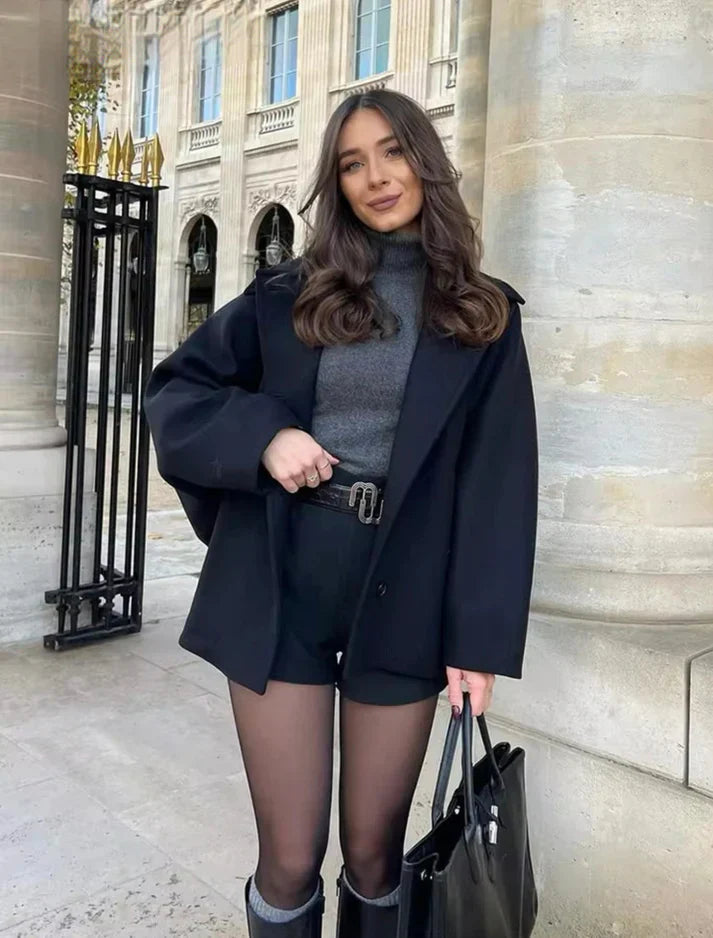 Johanna | Women's Chic Oversized Button Coat
