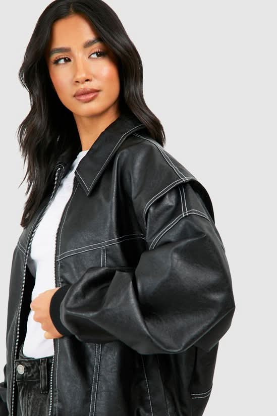 ISABEL | OVERSIZED LEATHER JACKET
