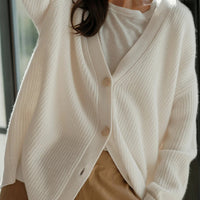 Sarah | Women's Classic Button Knit Cardigan