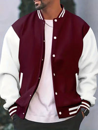Jakob | Men's Retro Varsity Bomber Jacket