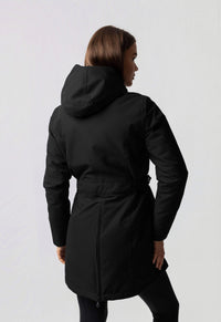 JADE | HOODED HIGH NECK UTILITY PARKA COAT