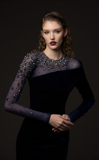 Celeste Satin A-Line Dress
