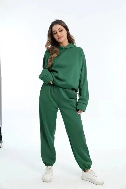 Leonie | Women's Casual Hoodie and Jogger Set