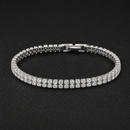 Luxurious Synthetic Zirconia Bracelet