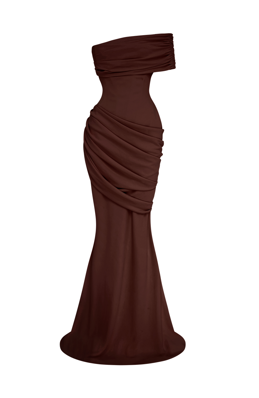 Anaya Gown – Plum Brown