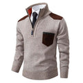 Wilhelm | Men's Quarter Zip Sweater with Chest Pocket