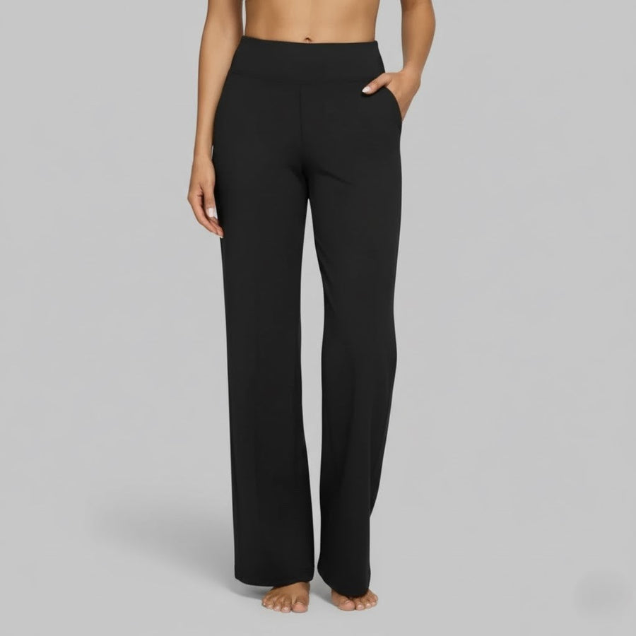 Veronika | Women's Comfortable Wide Leg Stretch Lounge Trousers