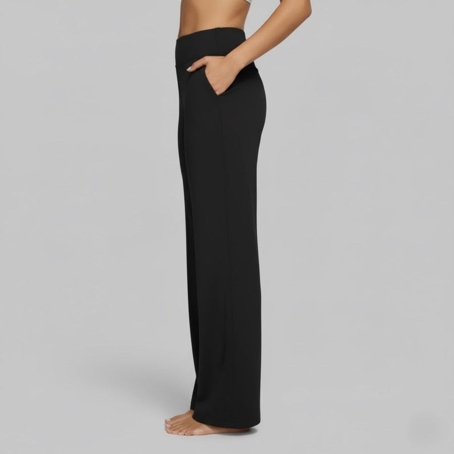Veronika | Women's Comfortable Wide Leg Stretch Lounge Trousers
