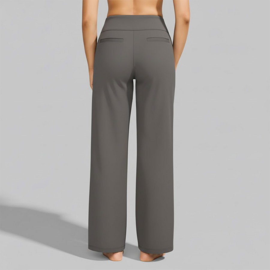 Veronika | Women's Comfortable Wide Leg Stretch Lounge Trousers