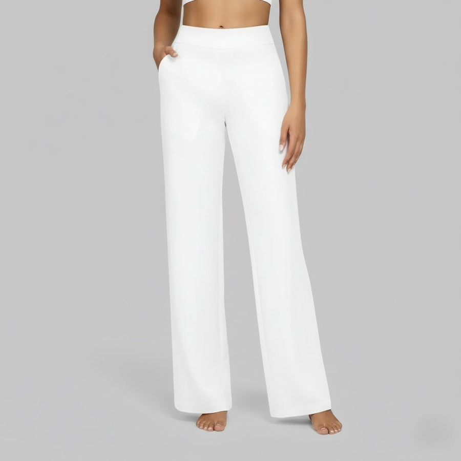 Veronika | Women's Comfortable Wide Leg Stretch Lounge Trousers
