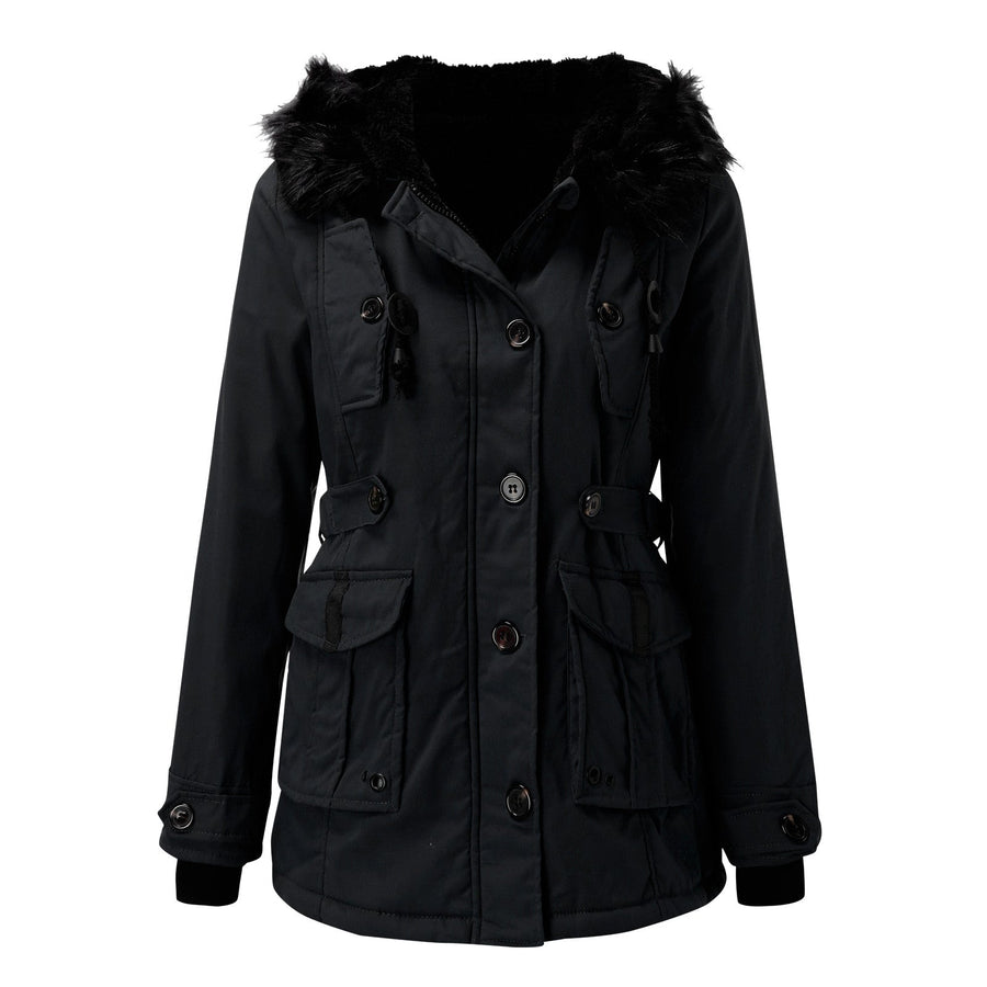Ruby | Women's Thick Hooded Cold Weather Parka Coat