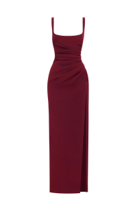 Sophia Maxi Dress – Cherry Lacquer