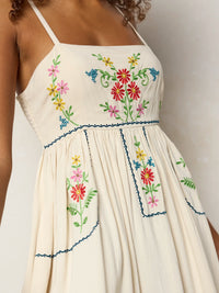 Bailey Embroidered Mini Dress