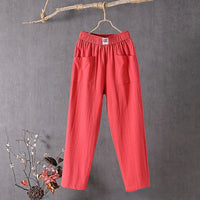 Eva | Women's Relaxed Fit Elastic Waist Trousers