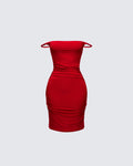 OCTAVIA | RUCHED MINI DRESS