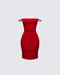 OCTAVIA | RUCHED MINI DRESS