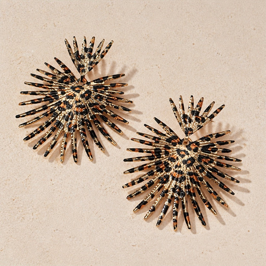 Lavish Leopard Statement Earrings