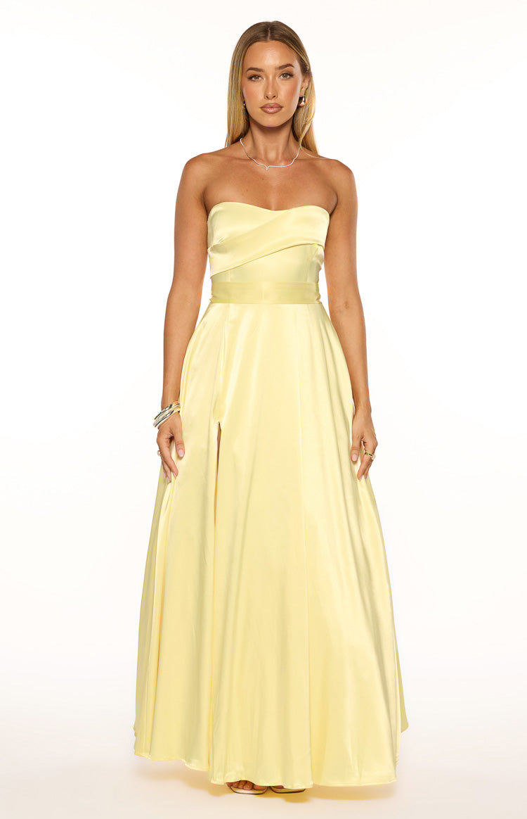 Lisa Yellow Maxi Dress