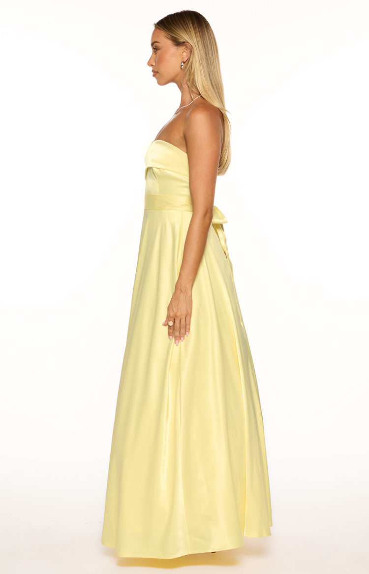 Lisa Yellow Maxi Dress