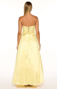 Lisa Yellow Maxi Dress