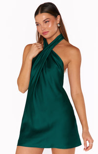 Melanie | Satin Mini Dress