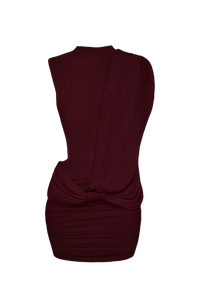 Enid Mini Dress – Cherry Lacquer