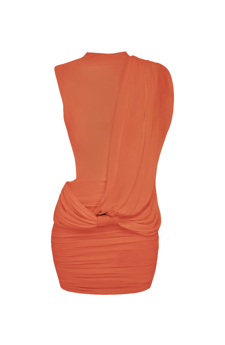 Enid Mini Dress – Burnt Orange