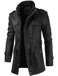Peppe | Men's Elegant Leather Jacket