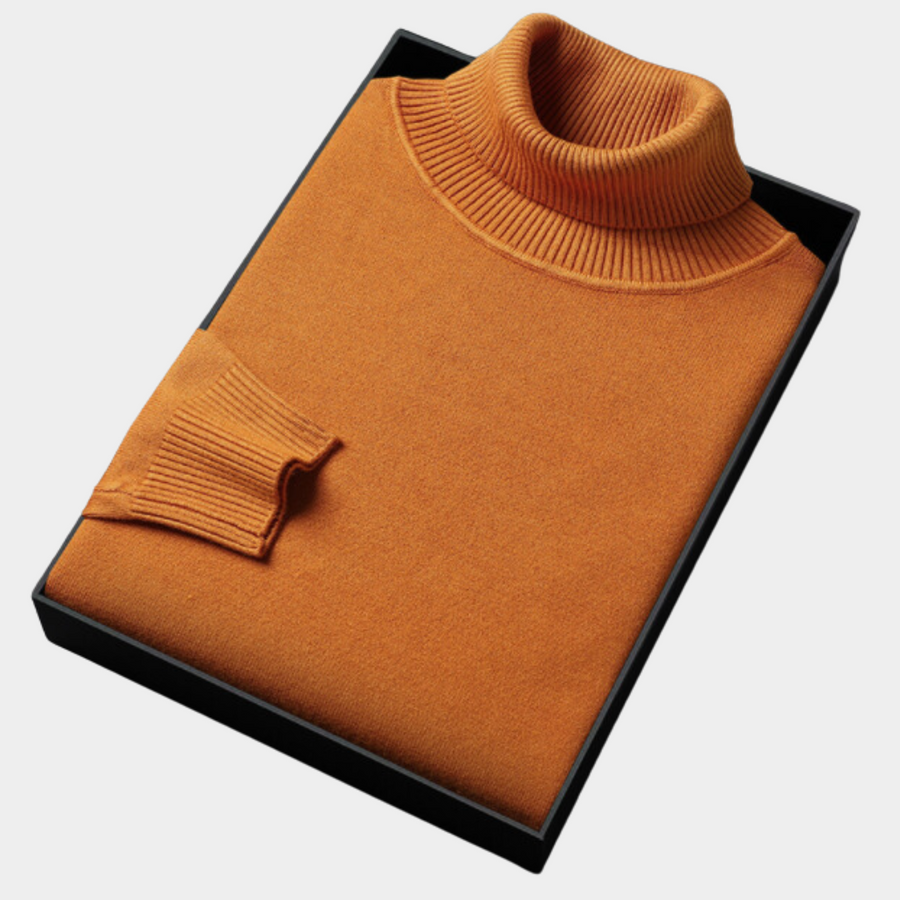 Jens | Men's Spring Bold Colour Turtleneck Sweater