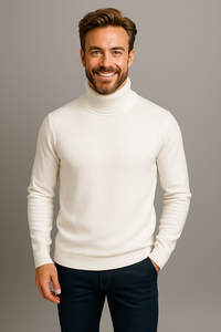 Jens | Men's Spring Bold Colour Turtleneck Sweater
