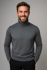 Jens | Men's Spring Bold Colour Turtleneck Sweater