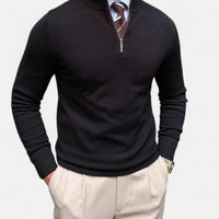 Johann | Men's Spring Half-Zip Sweater