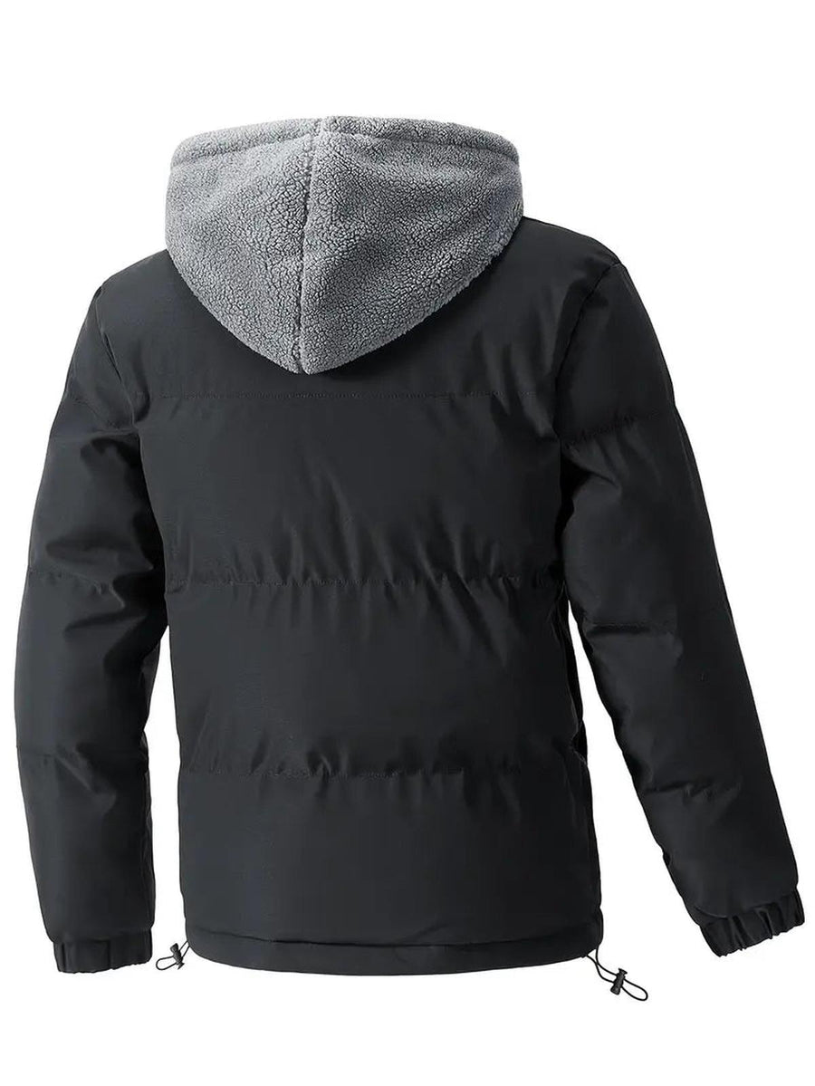 Lukas | Men's Warm Hooded Quilted Jacket