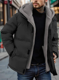 Lukas | Men's Warm Hooded Quilted Jacket