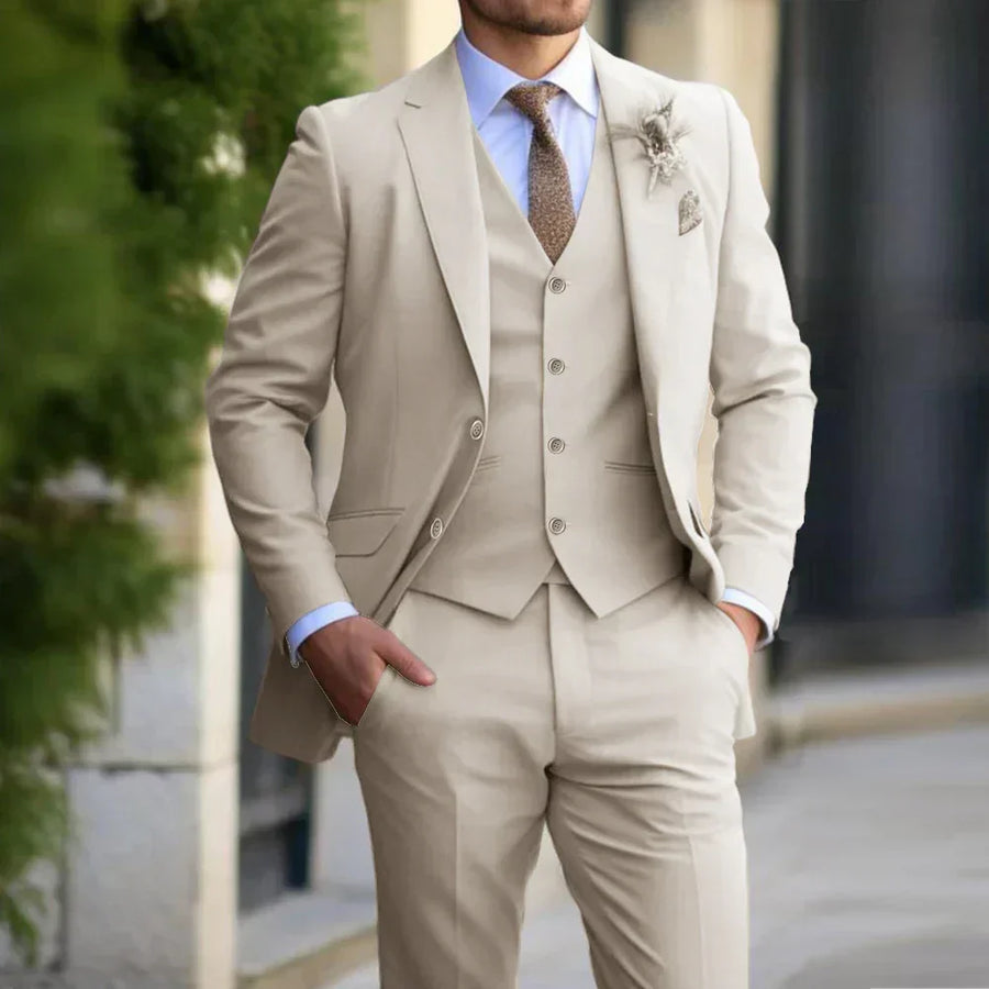 Wilfried | Men's Tailored Fit Winter Three-Piece Suit