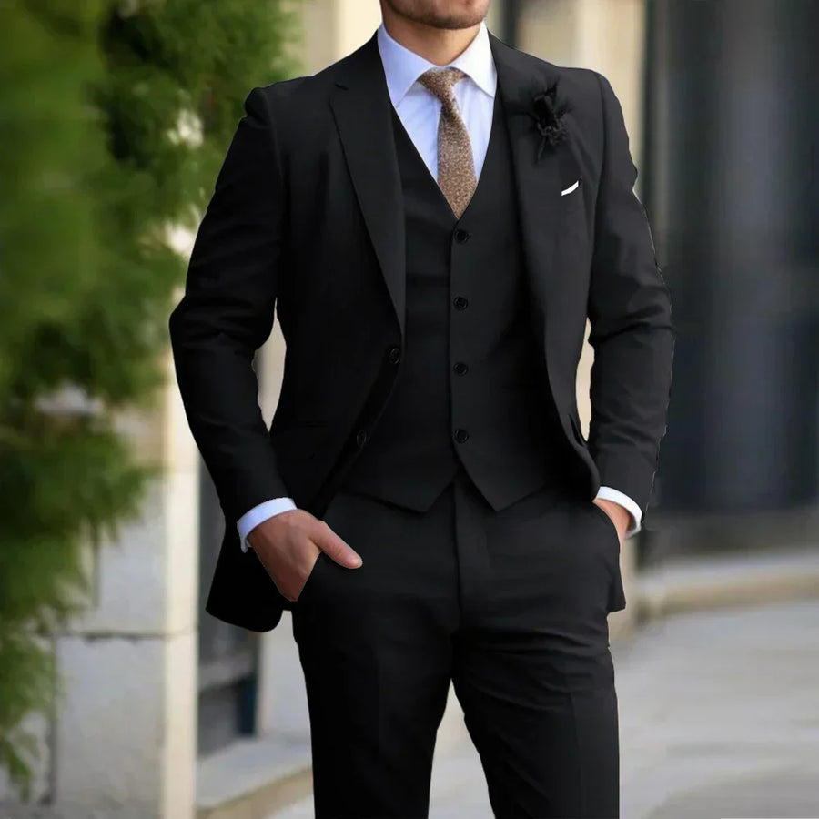 Wilfried | Men's Tailored Fit Winter Three-Piece Suit